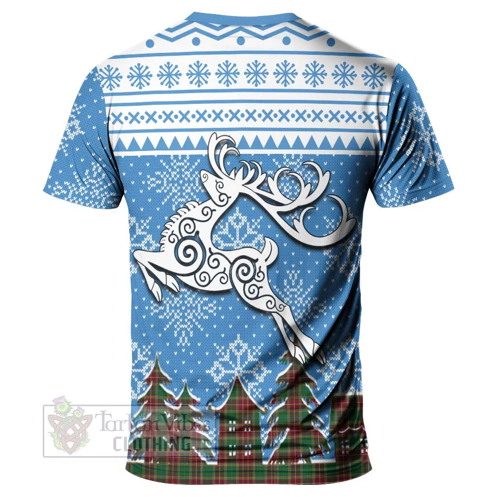 Baxter Clan Christmas T-Shirt Celtic Reindeer Style