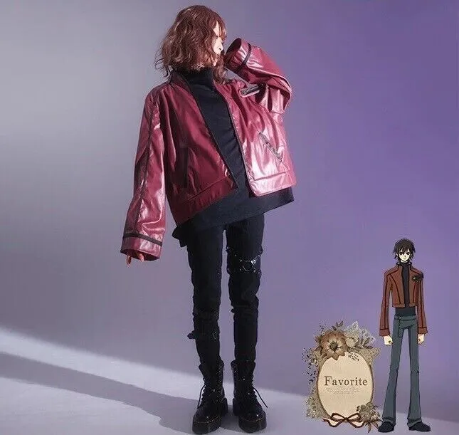 Code Geass Lelouch Lamperouge Private Wear Motif Jacket Japan Cosplay