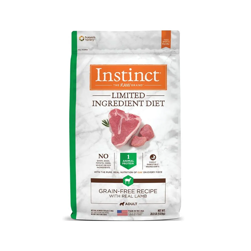 Limited Ingredient Diet Grain Free Adult Dog Dry Food - Lamb