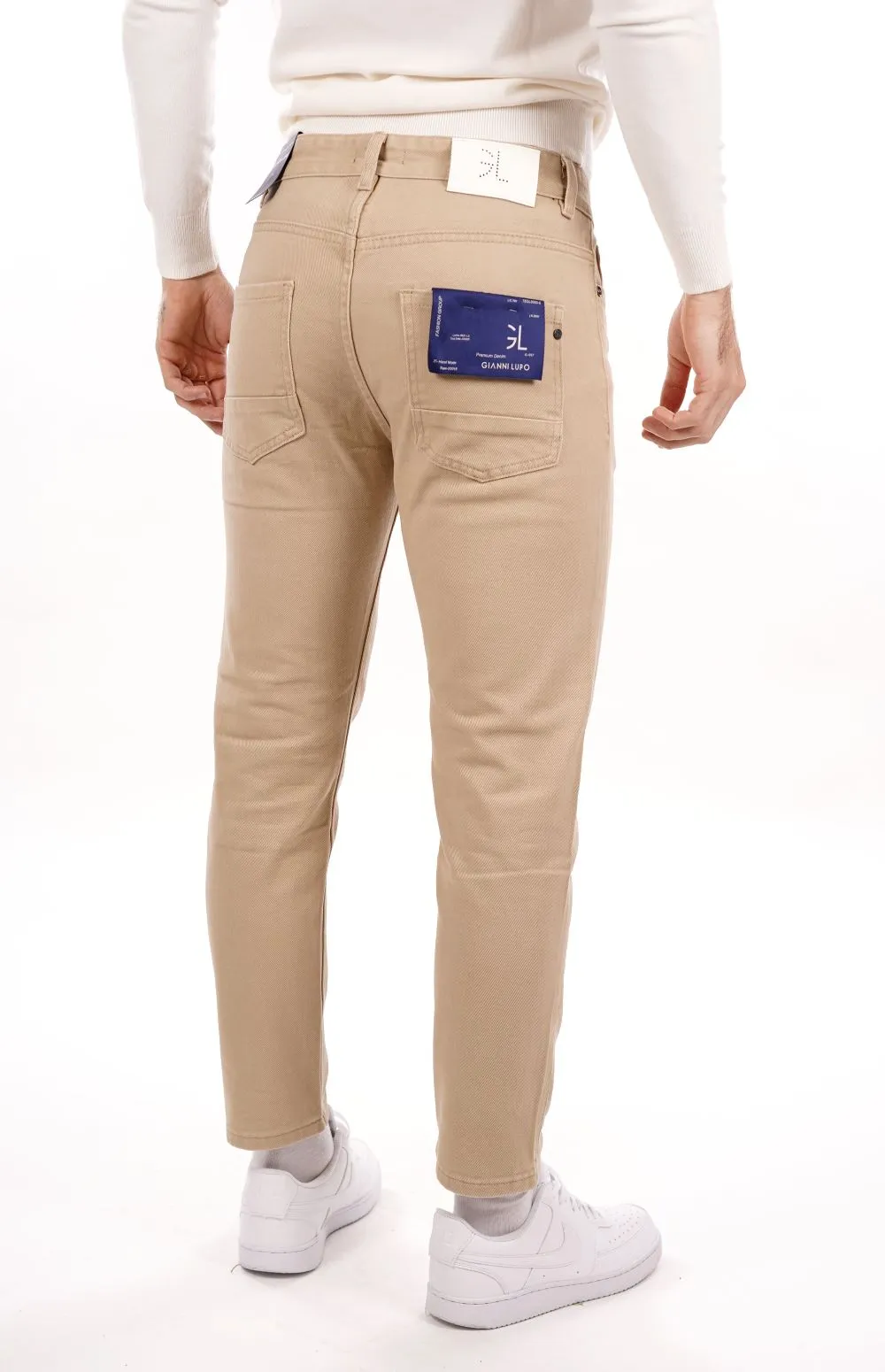 Pantalone Jeans GIANNI LUPO da Uomo - beige GL6228Q-F24BEIGE