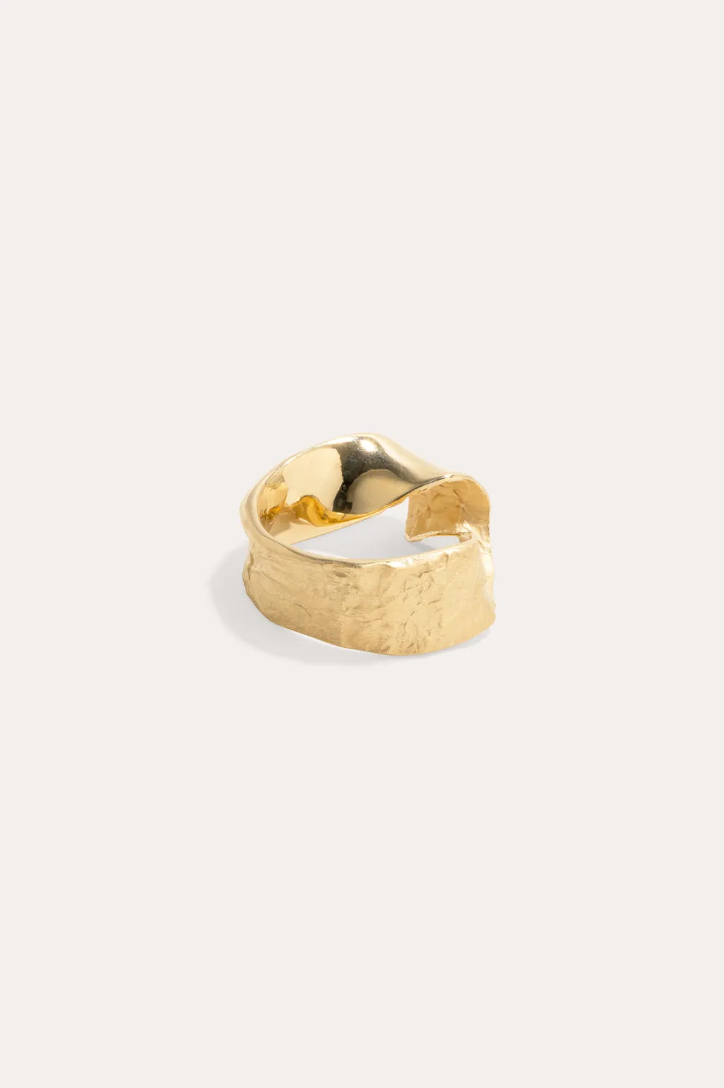 Ribbon II - Gold Vermeil Ring